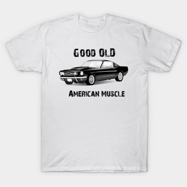 Good Old American Muscle Car T-Shirt by FungibleDesign